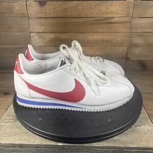 Nike Cortez White with Red Swoosh - Women’s Size 7.5